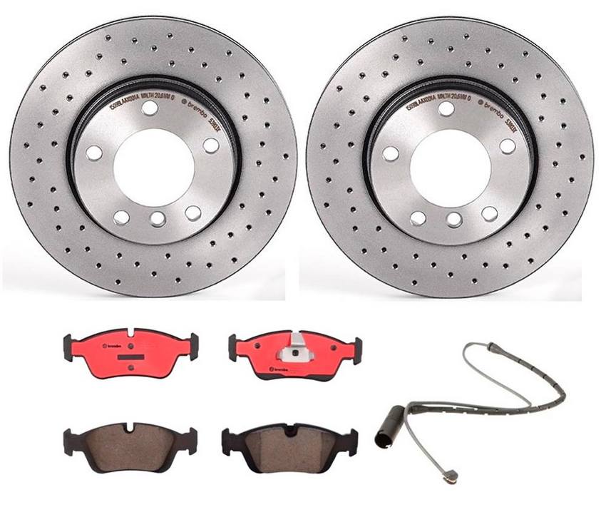 Brembo Brake Pads and Rotors Kit - Front (286mm) (Xtra) (Ceramic)